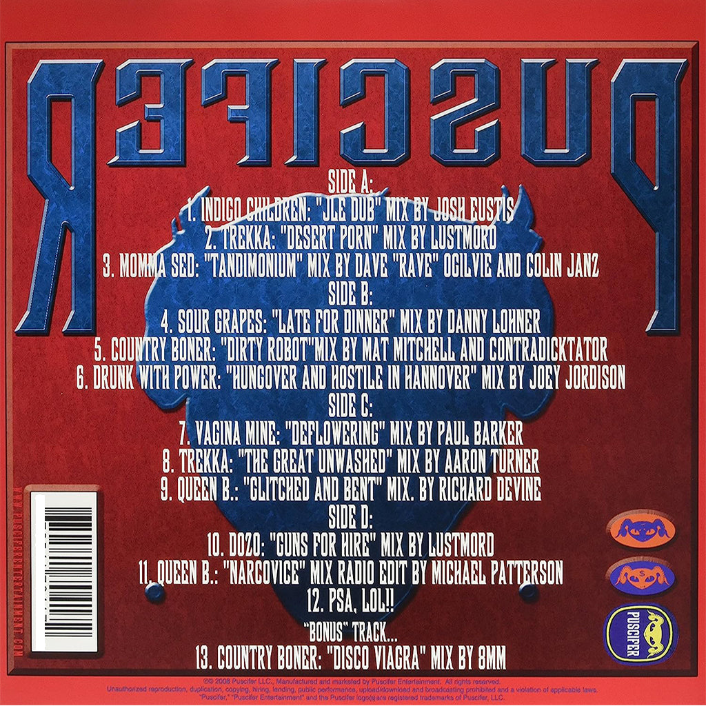 PUSCIFER - "V" Is For Viagra - The Remixes (RSD Exclusive) - 2LP - Apple & Silver Cornetto Vinyl