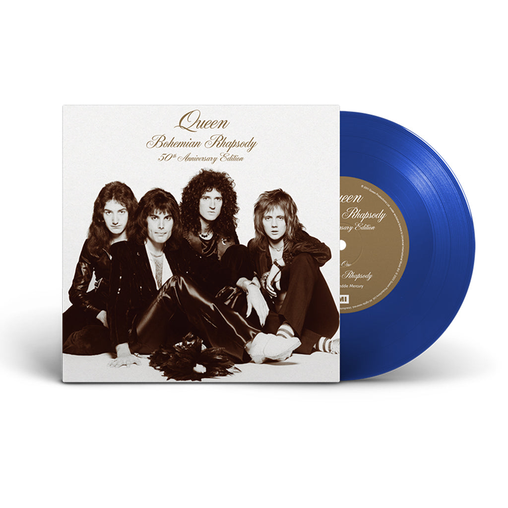 QUEEN - Bohemian Rhapsody (50th Anniversary Edition) - 7'' - Transparent Blue Vinyl [OCT 31]