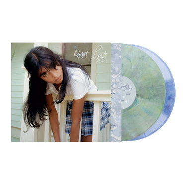 QUIET LIGHT - Blue Angel Sparkling Silver 2 - 2LP - Light Blue Swirl / Light Turquoise Swirl Coloured Vinyl