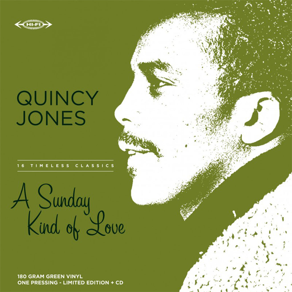 QUINCY JONES - A Sunday Kind of Love (with CD Version) - LP - 180g Green Vinyl [RSD 2024]