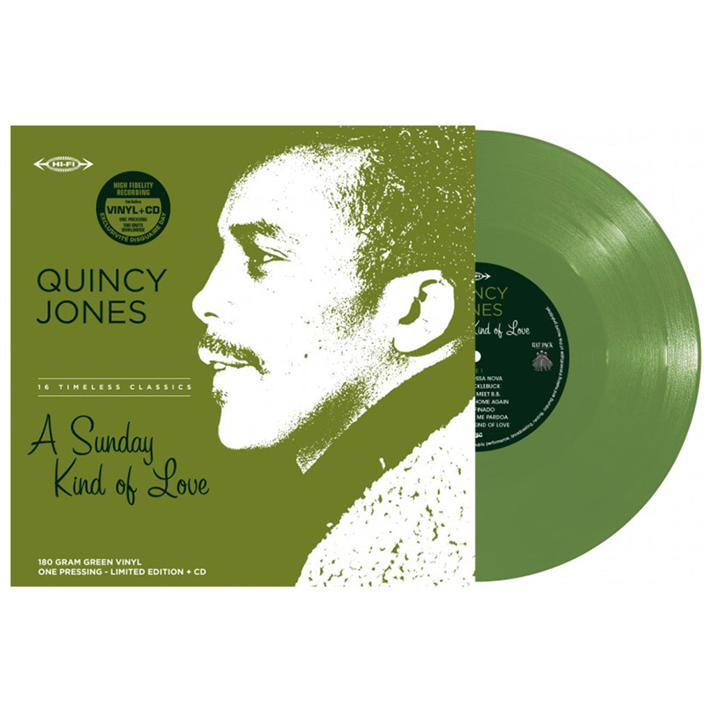 QUINCY JONES - A Sunday Kind of Love (with CD Version) - LP - 180g Green Vinyl [RSD 2024]