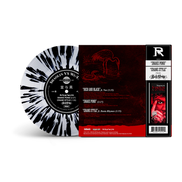 RAEKWON - Rich & Black ft Nas b/w Crane Style ft Busta Rhymes (Hidden Darts Variant) - 7" - Splattered Vinyl