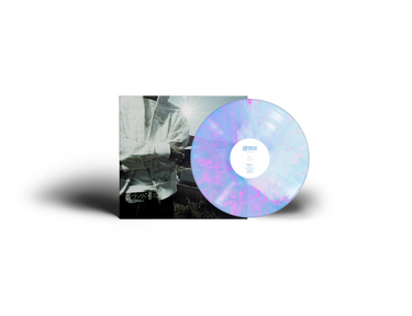 Transparent White Blue Pink Yolk Splatter Vinyl LP