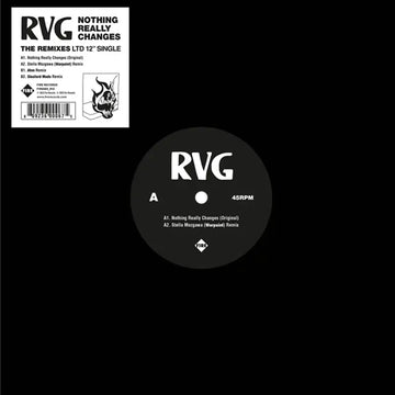 RVG - Nothing Really Changes (The Remixes) [Repress] - 12'' EP - Vinyl [NOV 8]