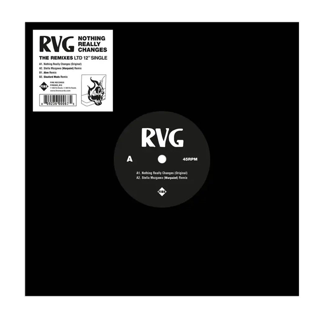 RVG - Nothing Really Changes (The Remixes) [Repress] - 12'' EP - Vinyl [NOV 8]