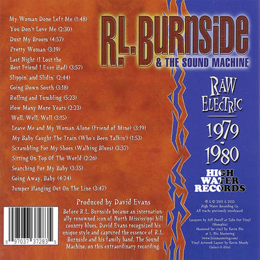 R.L. BURNSIDE & THE SOUND MACHINE - Raw Electric: 1979-1980 (2023 Reissue w/ 12 page booklet) - 2LP - Vinyl [MAY 26]