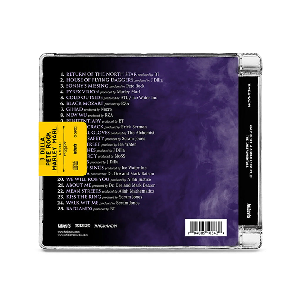 RAEKWON - Only Built 4 Cuban Linx... Pt. II - The Instrumentals (Shaolin Noir Edition) - CD [MAR 27]