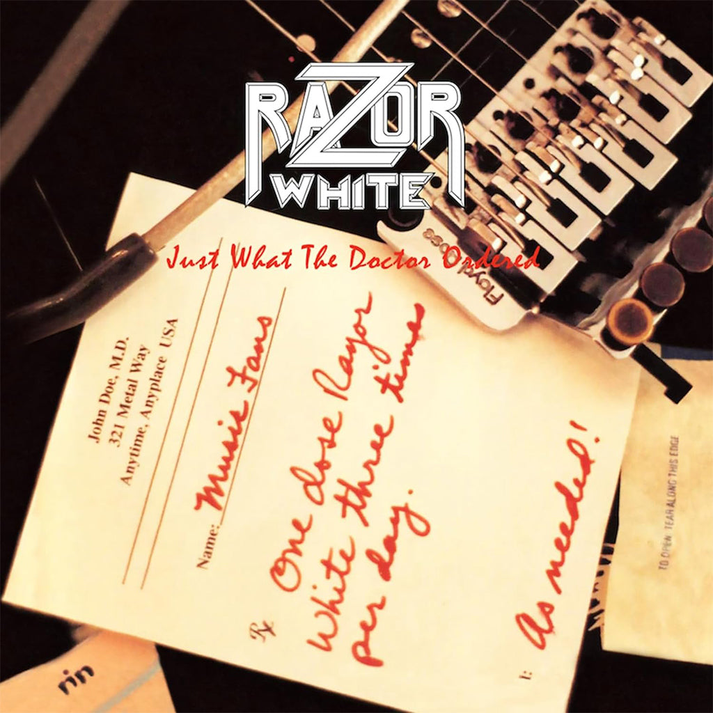 RAZOR WHITE - Just What The Doctor Ordered (2024 Reissue with Poster insert) - LP - Vinyl