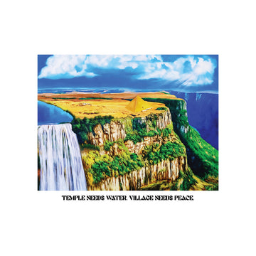 REAL BAD MAN and LUKAH - Temple Needs Water. Village Needs Peace. - 2LP - Vinyl [DEC 20]