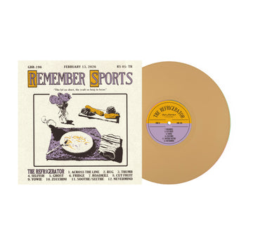 REMEMBER SPORTS - The Refrigerator - LP - Custard Colour Opaque Vinyl [FEB 13]