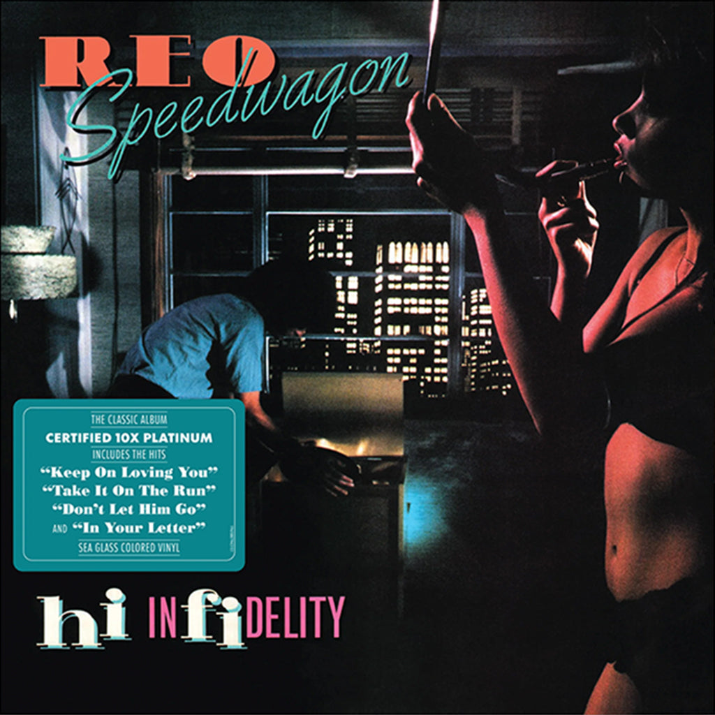 REO SPEEDWAGON - Hi Infidelity (2024 Reissue) - LP - Sea Glass Colour Vinyl