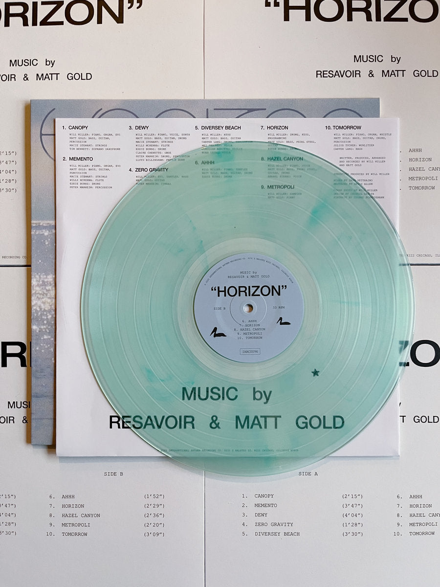 RESAVOIR AND MATT GOLD - Horizon - LP - 'Lake Glass Green' Colour Vinyl [MAY 23]