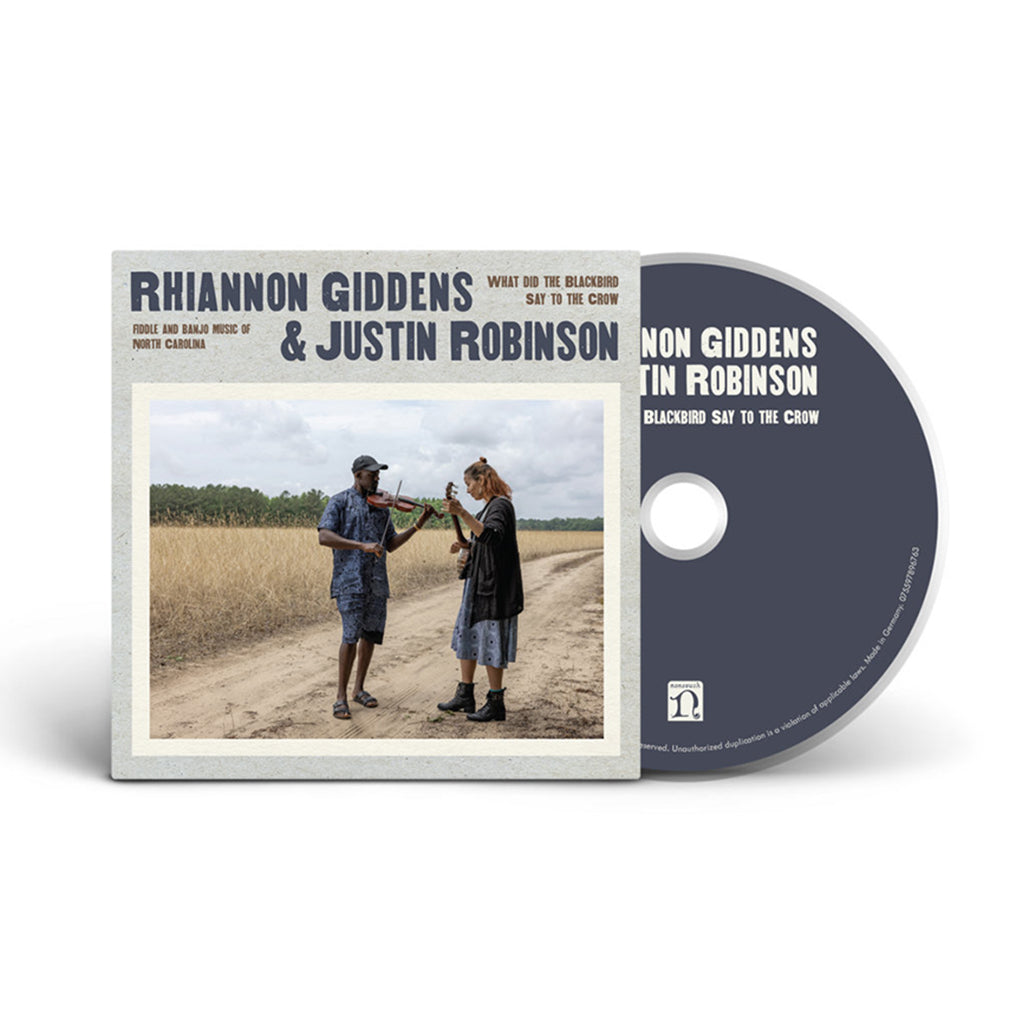 RHIANNON GIDDENS & JUSTIN ROBINSON - What Did The Blackbird Say To The Crow - CD