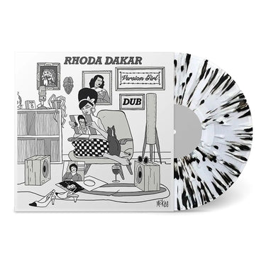 RHODA DAKAR - Version Girl In Dub - LP - White w/ Black Splatter Vinyl