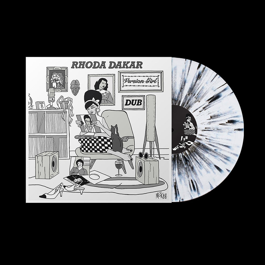 RHODA DAKAR - Version Girl In Dub - LP - White w/ Black Splatter Vinyl [AUG 8]