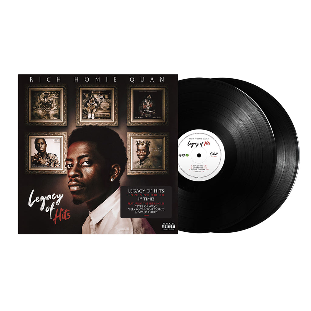 RICH HOMIE QUAN - Legacy Of Hits - 2LP - Black Vinyl [JAN 9]