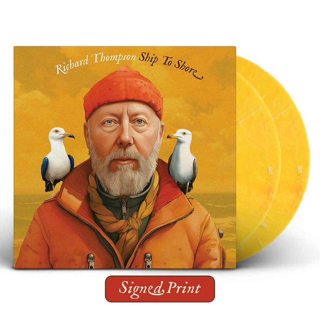RICHARD THOMPSON - Ship To Shore (With SIGNED Print) - 2LP - Marbled Yellow Vinyl [MAY 31]