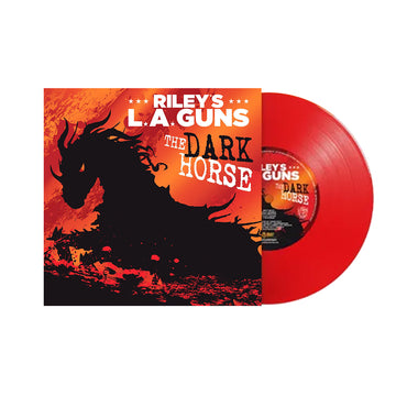 RILEY'S L.A. GUNS - The Dark Horse b/w The Ballad Of Jayne - 7" - Red Vinyl