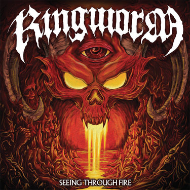 RINGWORM - Seeing Through Fire - LP - Red in Orange w/ Red & Magenta Splatter