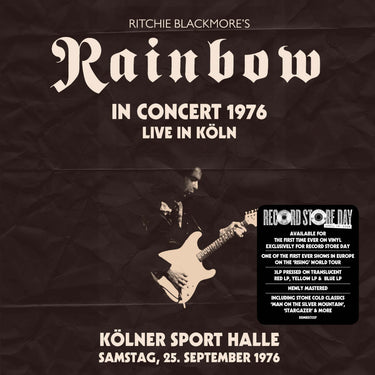 RITCHIE BLACKMORE’S RAINBOW - Live from Köln 1976 - 3LP - Translucent Red, Yellow & Blue Vinyl [Record Store Day 2026]
