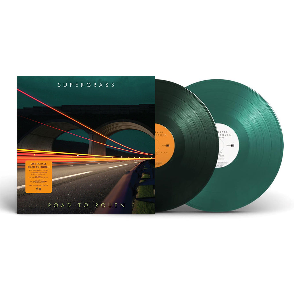 SUPERGRASS - Road To Rouen (20th Anniversary Expanded Edition) - 2LP - Forest & Petrol Green Colour Vinyl [OCT 3]