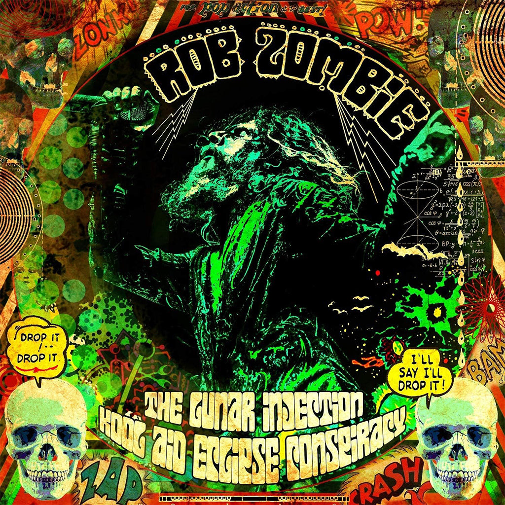 ROB ZOMBIE - The Lunar Injection Kool Aid Eclipse Conspiracy (2024 Reissue) - LP - Blue In Bottle Green With Black Splatter Vinyl [MAY 10]