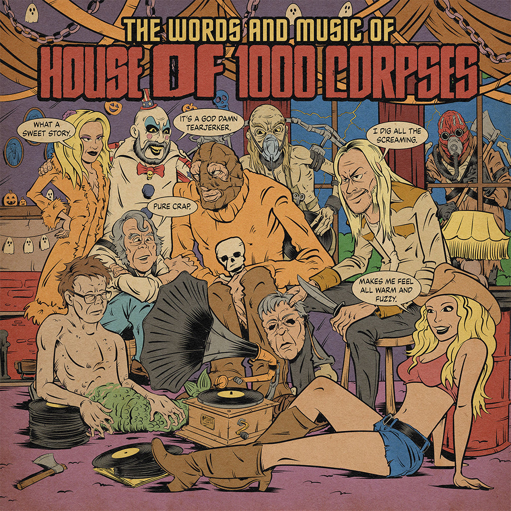 ROB ZOMBIE - The Words & Music Of House Of 1000 Corpses ("Halloween Party" Edition) - 2LP - Deluxe Orange, Purple, & Green Swirl Vinyl [JUN 21]