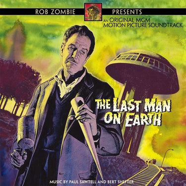 PAUL SAWTELL & BERT SHEFTER - The Last Man On Earth (Original Score) - 2LP - 180g Neon Green with Blue Smoke Vinyl