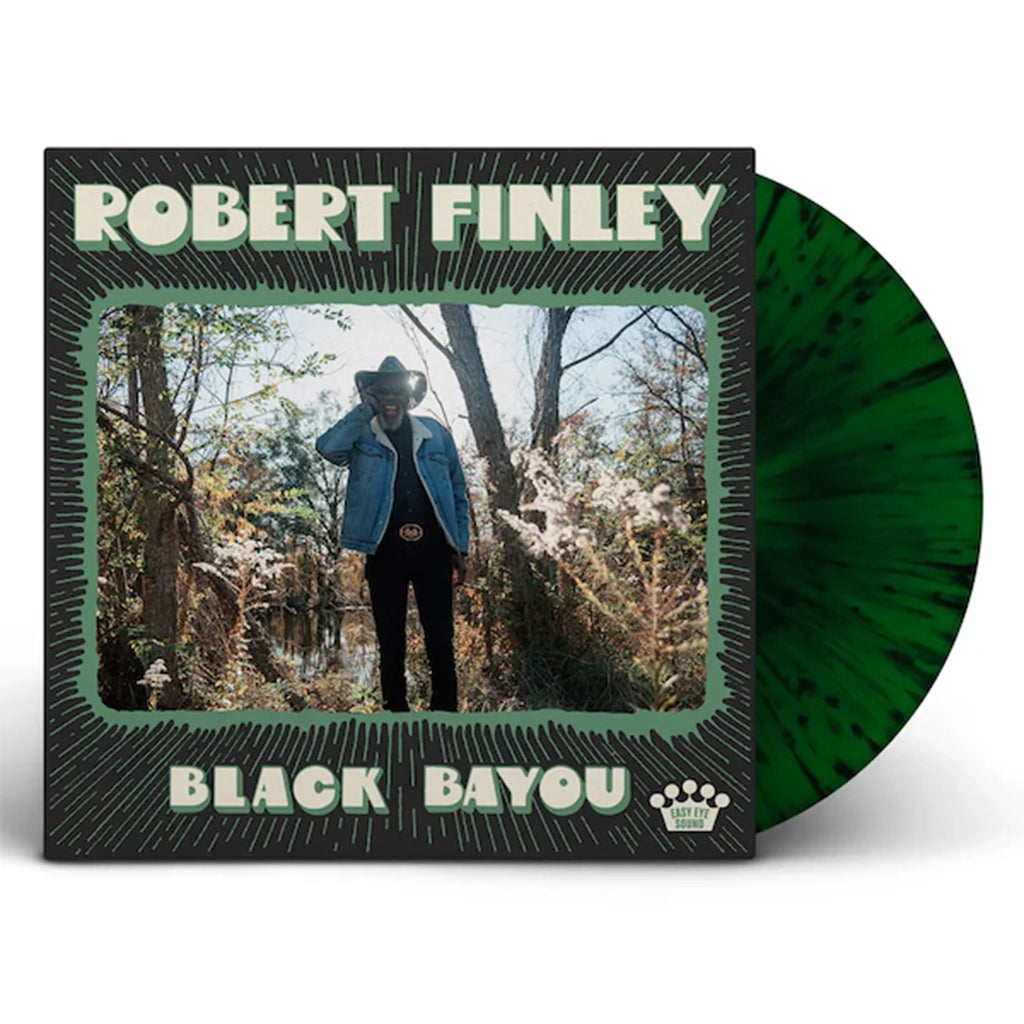 ROBERT FINLEY - Black Bayou - LP - Green with Black Splatter Vinyl