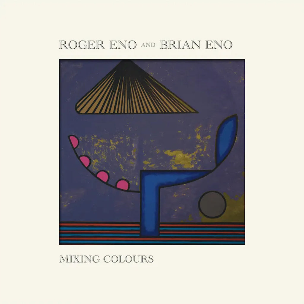 ROGER ENO, BRIAN ENO - Mixing Colours (Repress) - 2LP - Pink and Blue Vinyl