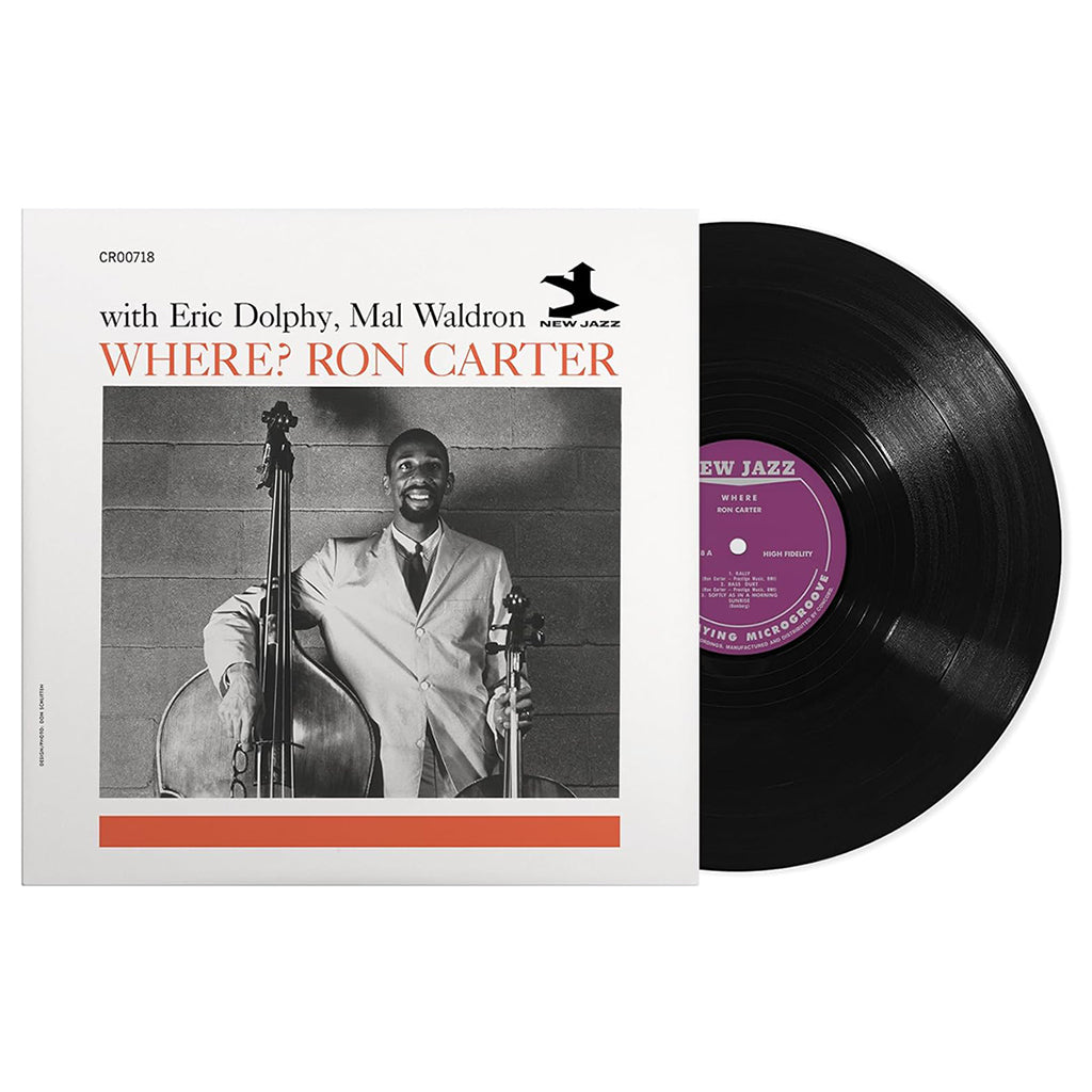 RON CARTER WITH ERIC DOLPHY AND MAL WALDRON - Where? (Original Jazz Classics Series) - LP - 180g Vinyl