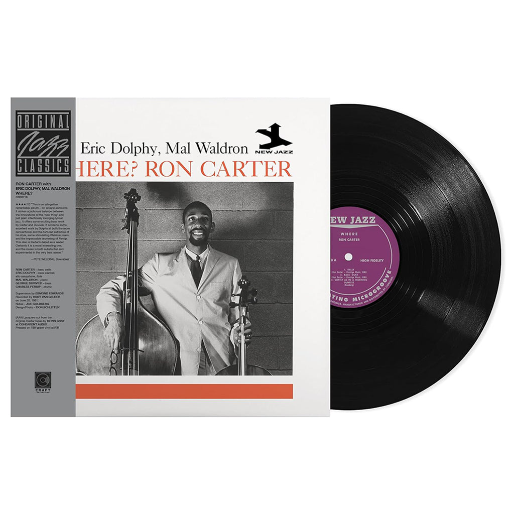 RON CARTER WITH ERIC DOLPHY AND MAL WALDRON - Where? (Original Jazz Classics Series) - LP - 180g Vinyl