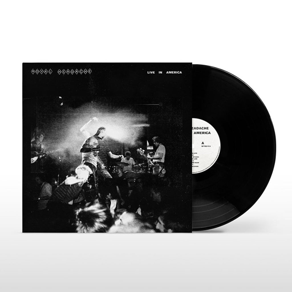 ROYAL HEADACHE - Live In America (with Poster) - LP - Black Vinyl