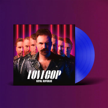 ROYAL REPUBLIC - LoveCop - LP - Transparent Blue Vinyl