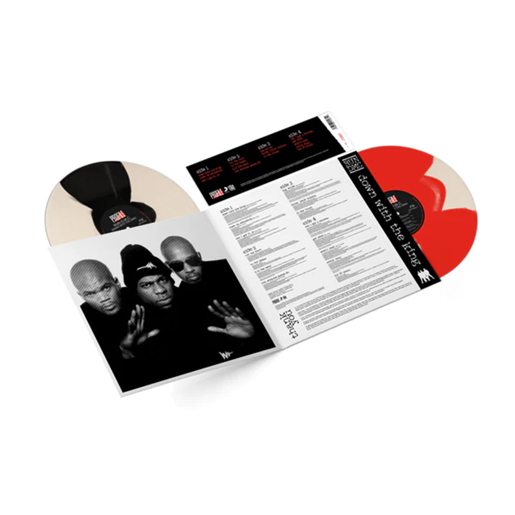 RUN DMC - Down With The King (30th Anniversary Edition) - 2LP - Red, White and Black Vinyl