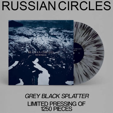 RUSSIAN CIRCLES - Memorial (Repress) - LP - Silver w/ Black Splatter Vinyl