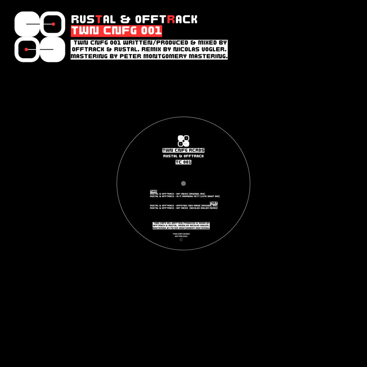 RUSTAL & OFFTRACK - Twn Cnfg 001 - 12" EP - Vinyl