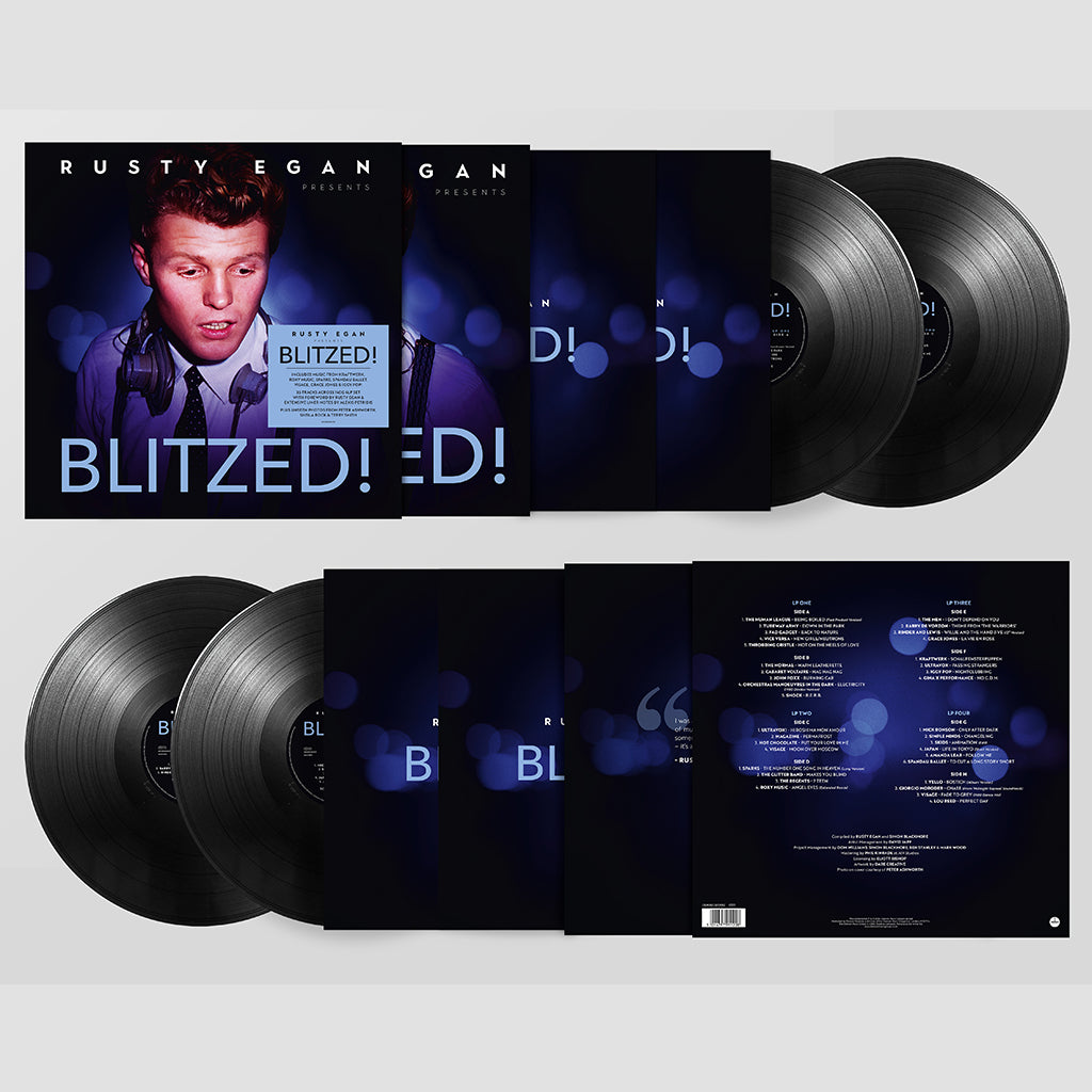 VARIOUS - Rusty Egan Presents… Blitzed! - 4LP - Vinyl Box Set [JUNE 28]