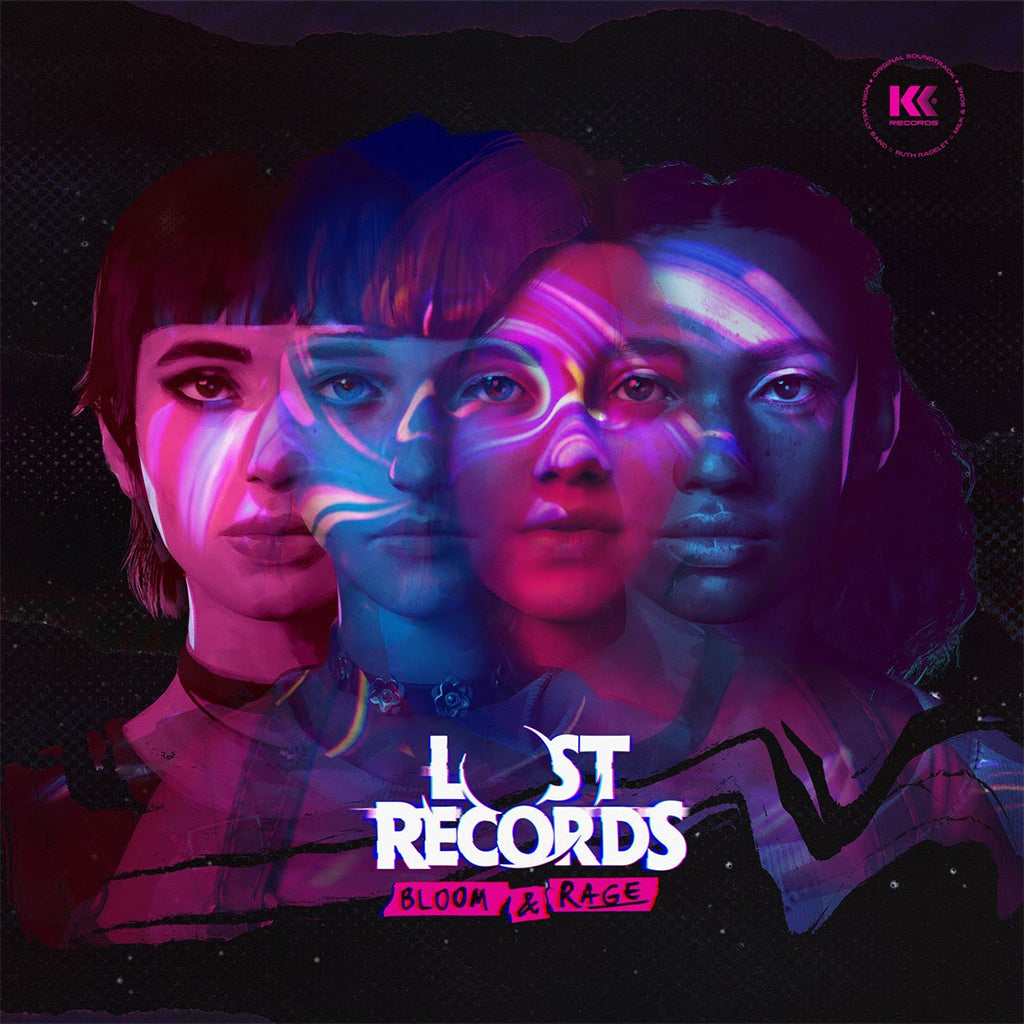 RUTH RADELET (CHROMATICS) / MILK AND BONE / NORA KELLY BAND - Lost Records: Bloom and Rage (Original Game Soundtrack) - 2LP - Transparent Pink & Blue Vinyl [MAY 23]