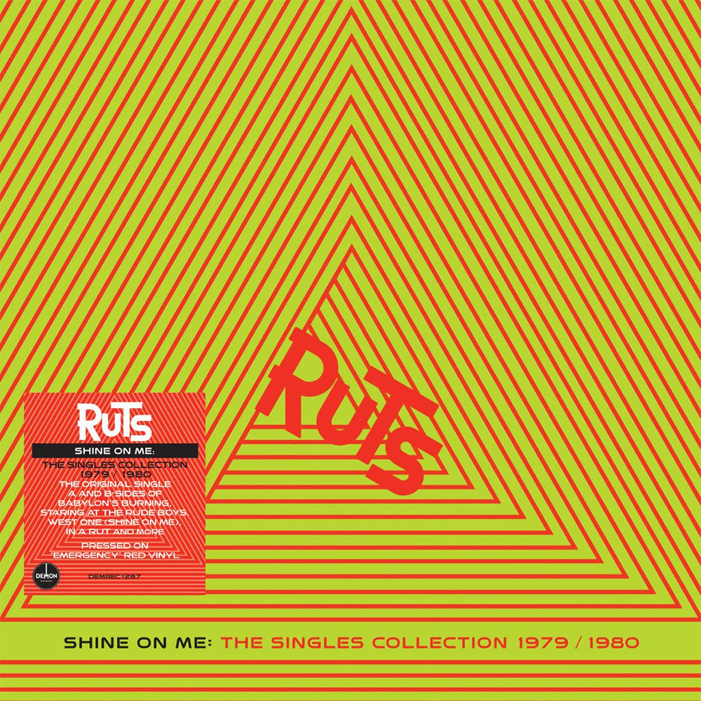 THE RUTS - Shine On Me: The Singles Collection 1979/1980 - LP - 'Emergency Red' Colour Vinyl [JAN 30]