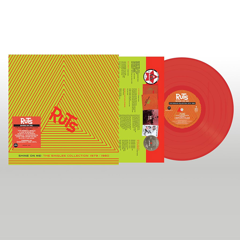 THE RUTS - Shine On Me: The Singles Collection 1979/1980 - LP - 'Emergency Red' Colour Vinyl [JAN 30]