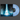 Spindizzy Exclusive Trans Blue with White Smoke effect