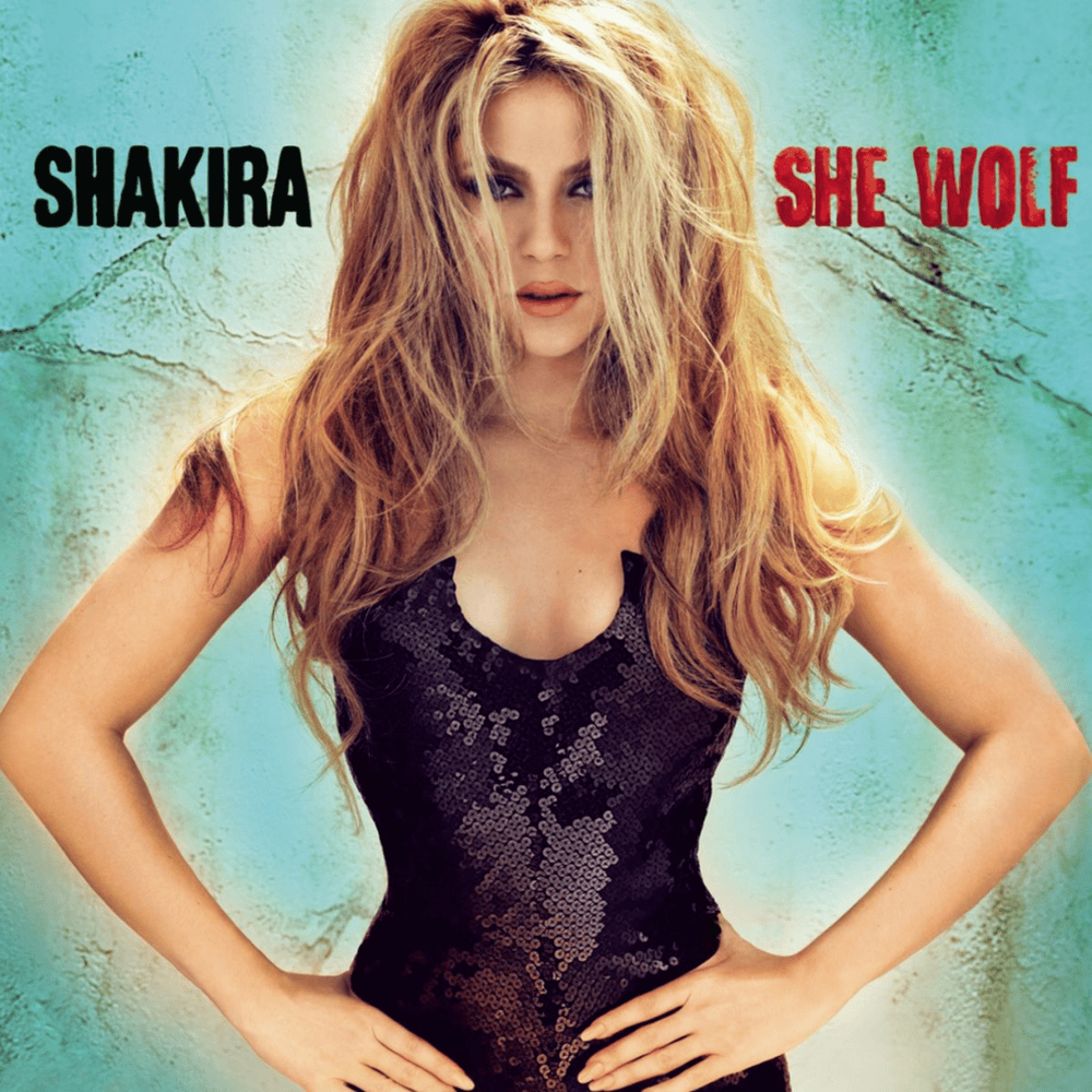 SHAKIRA - She Wolf - 2LP - Sea Glass w/ Turquoise Swirl Vinyl