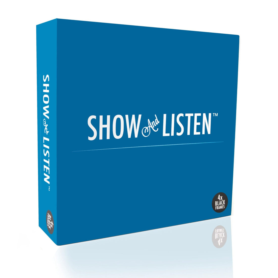 SHOW AND LISTEN - Record Frame - 4 Pack (Black)