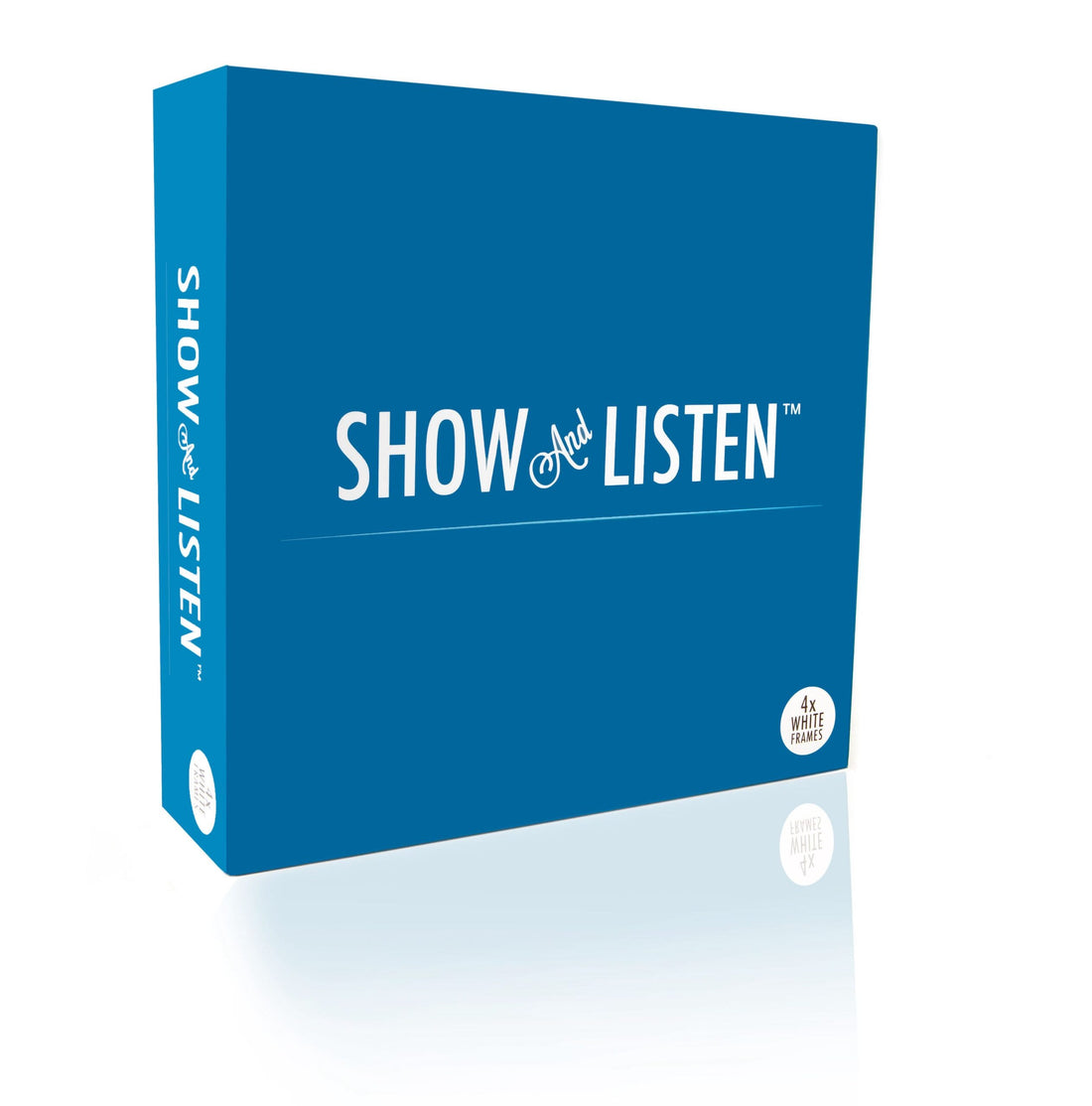 SHOW AND LISTEN - Record Frame - 4 Pack (White)