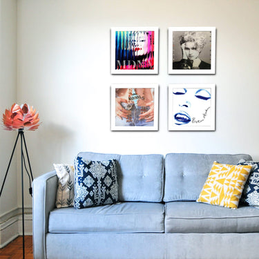 SHOW AND LISTEN - Record Frame - 4 Pack (White)