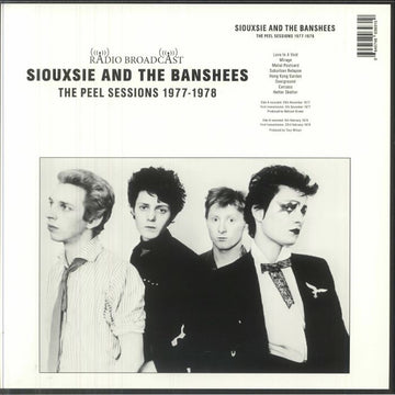SIOUXSIE & THE BANSHEES - The Peel Sessions 1977-1978 - LP - Black Vinyl