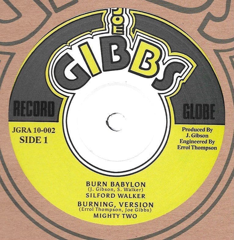 SYLFORD WALKER - Burn Babylon / Jah Golden Pen - 10" - Black Vinyl