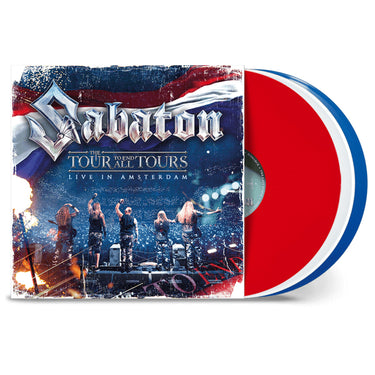 SABATON - The Tour To End All Tours - Live in Amsterdam - 3LP - Tri-fold Red / White / Blue Vinyl [OCT 11]