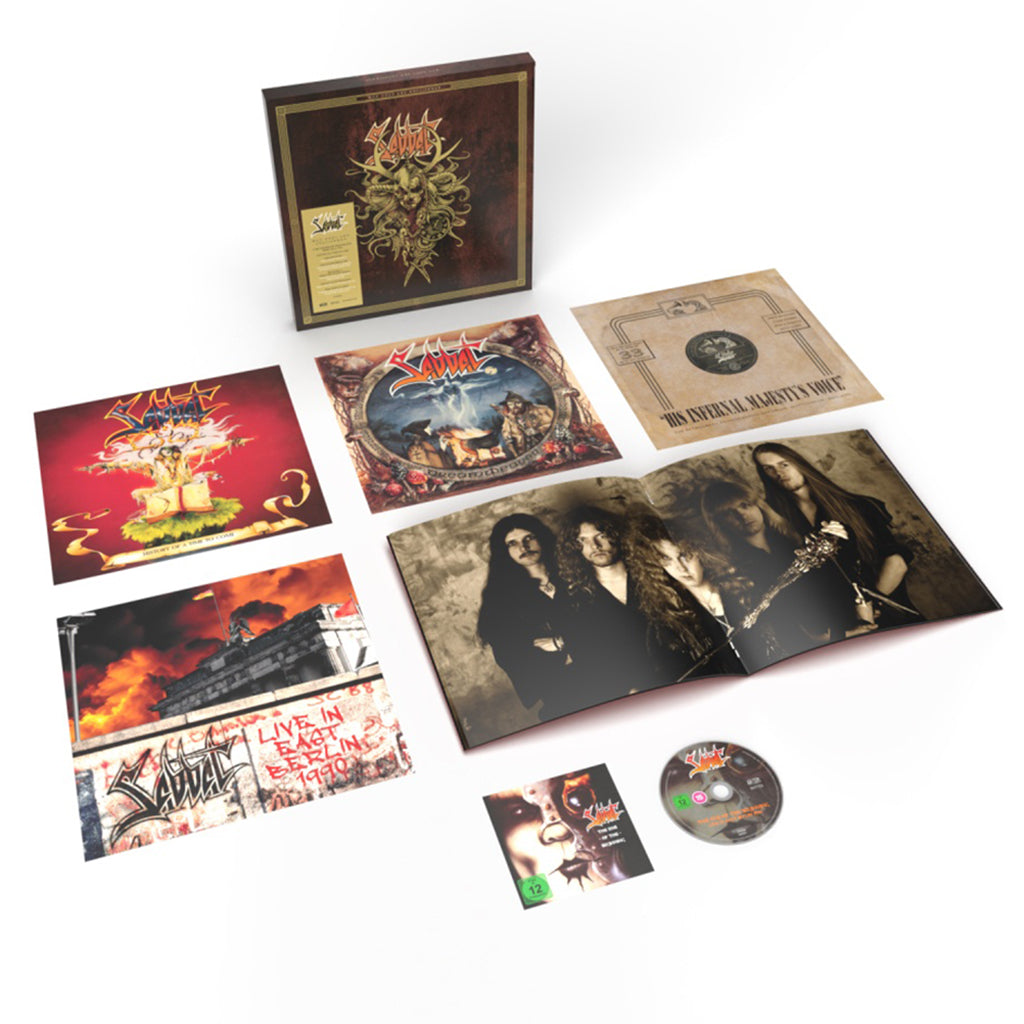 SABBAT - Mad Gods And Englishmen (Deluxe Edition with Live DVD, 32 page Lyric Book & Poster) - 5LP - Recycled Vinyl Box Set
